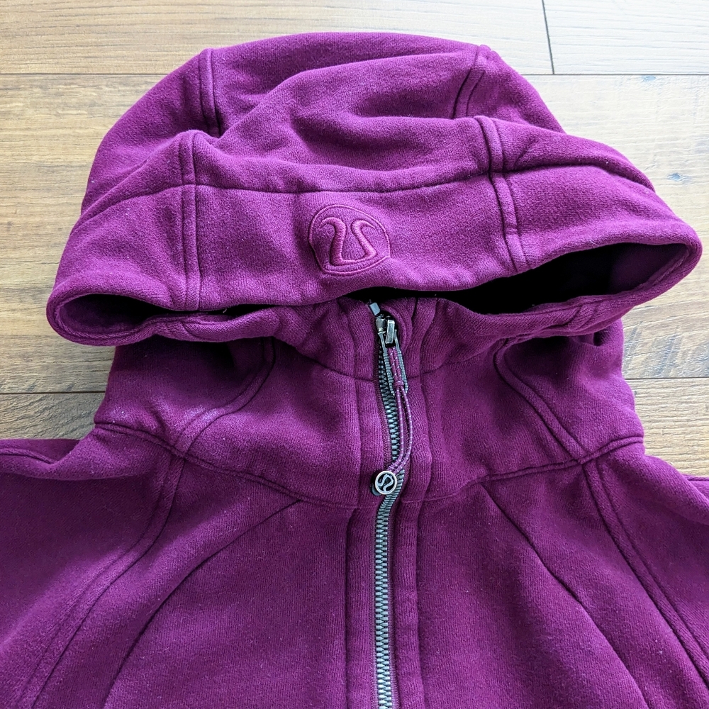 Lululemon scuba hoodie plum/purple size 6